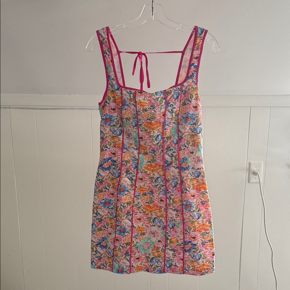 Storia Floral Multicolor Sleeveless Dress medium